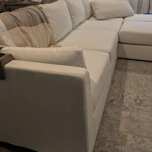 Lovesac Side Cover: Tonal Chantilly Luxe Chenille
